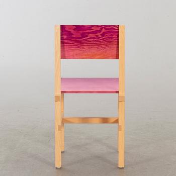 FREDRIK PAULSEN, "Röhsska"Designbaren, stol, Blå Station 2020, Stol 55/102.