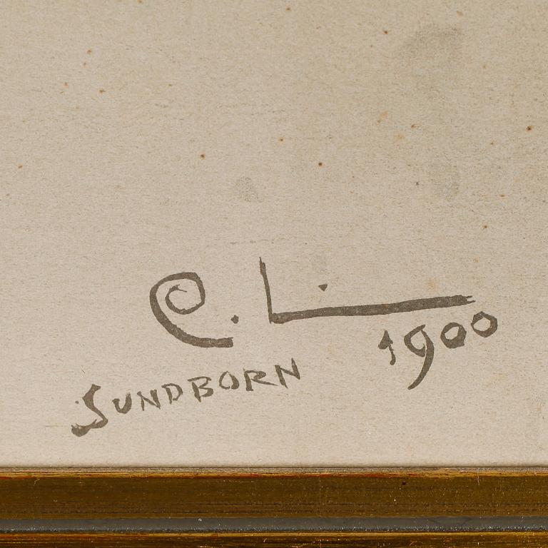 CARL LARSSON, efter, litografiskt tryck, 1900-talets första hälft.