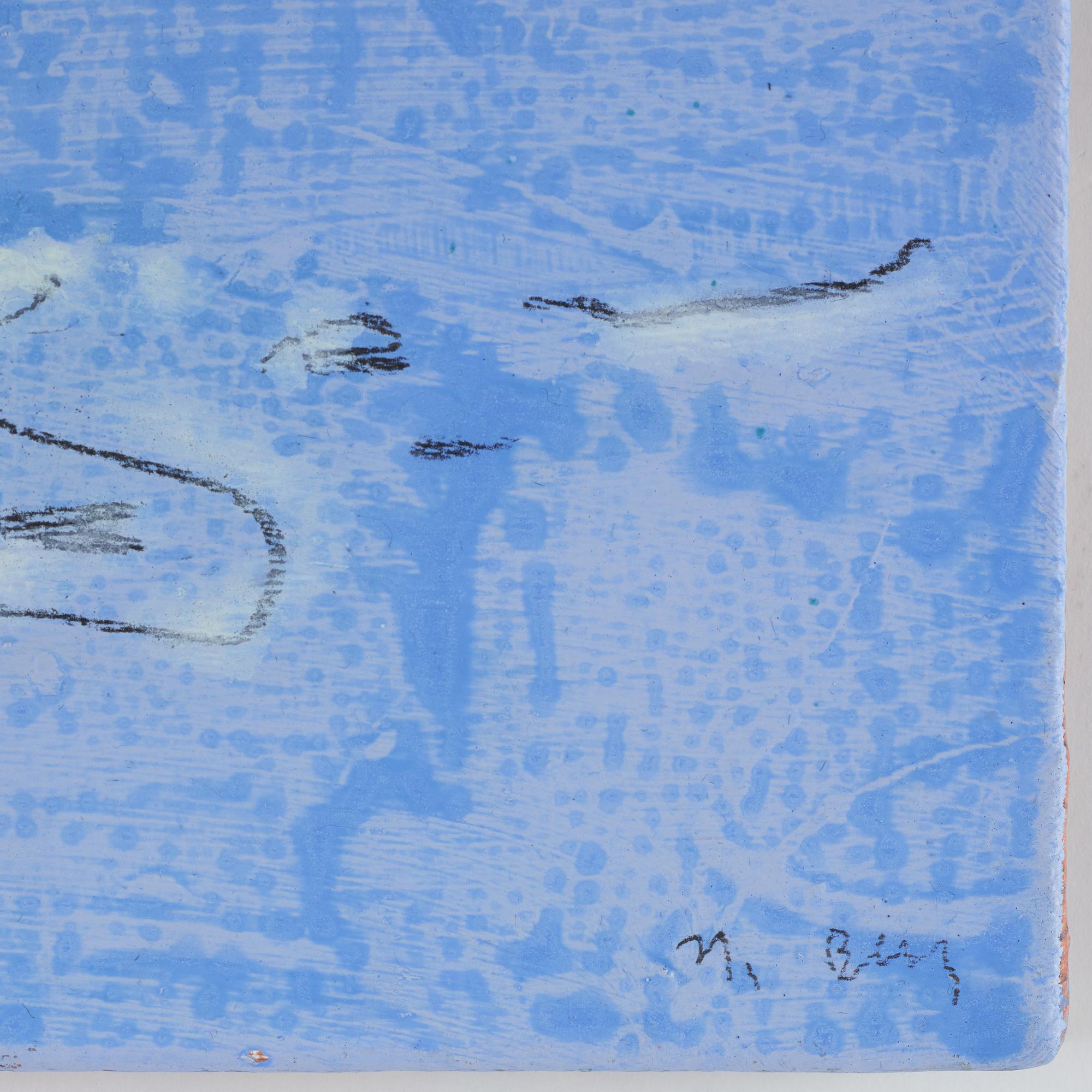 Magnus Berg, blandteknik på duk, signerad. Daterad 2010 a tergo.