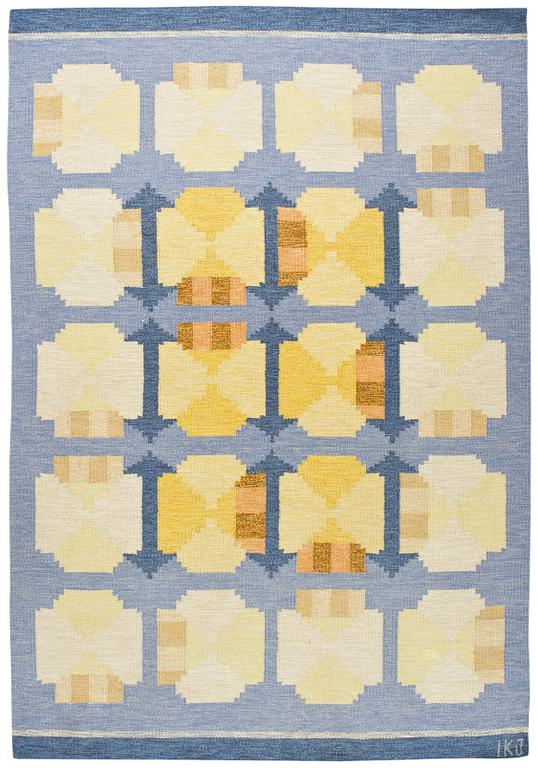 MATTA. Rölakan. 286,5 x 196 cm. Signerad IKJ. Sverige omkring 1900-talets mitt - andra hälft.