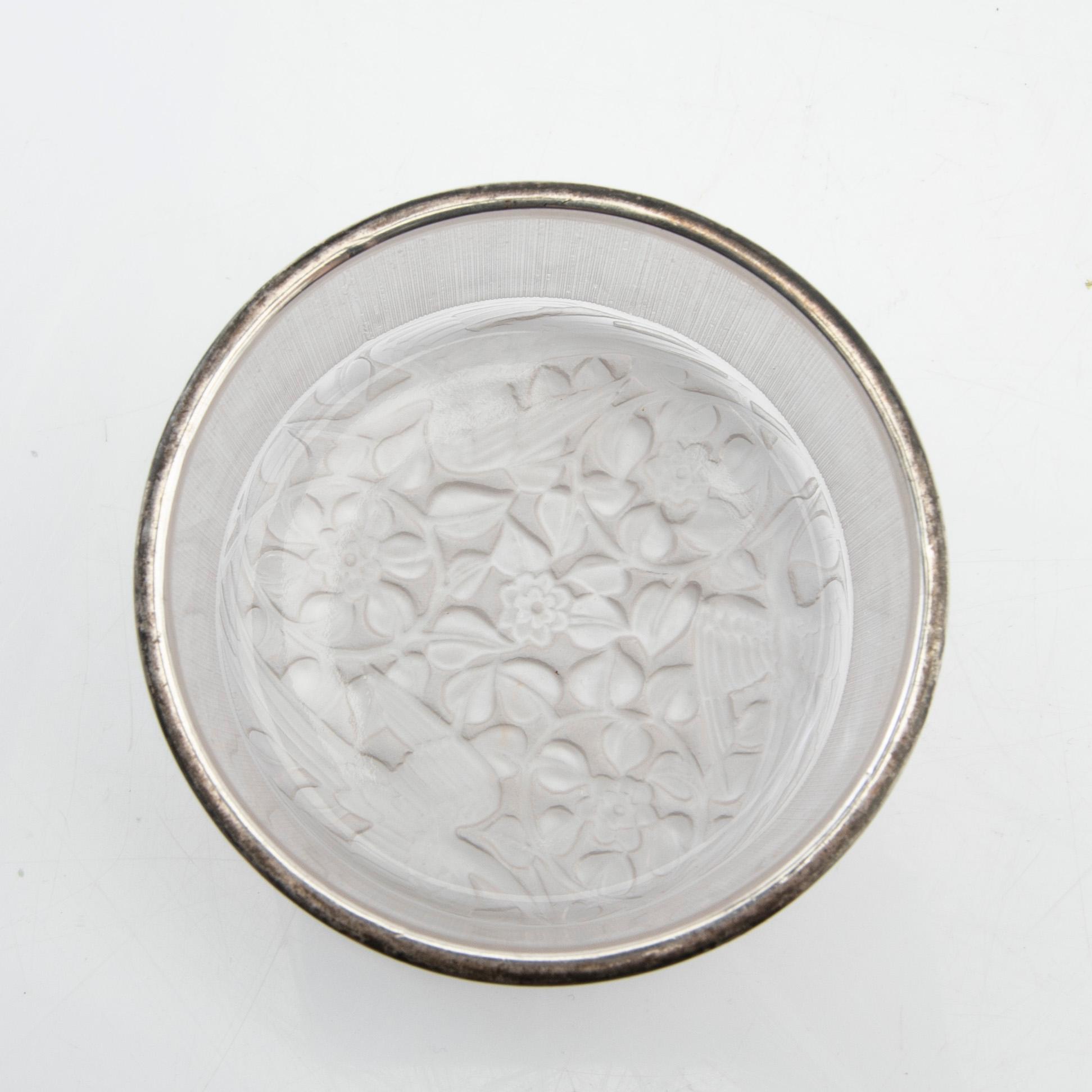 René Lalique, box, "Meudon", glass, France, early 20th century.