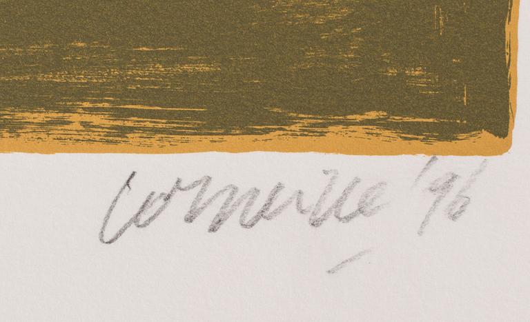 BEVERLOO CORNEILLE, färgserigrafier, 2 st, signerade och numrerade E/A resp 176/200, daterade '96.