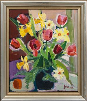 Gunnar Jonn, oil on panel signed and dated 62.