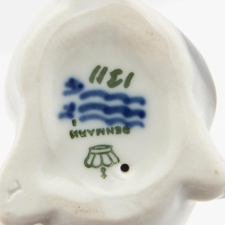 Figurines 5 pcs Rosenthal and Royal Copenhagen mid-20th century porcelain.