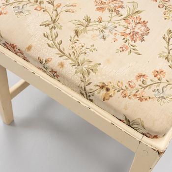 Chairs, 9 pcs, so-called laughing chairs, 17th and 18th century.