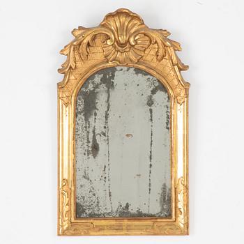 A Rococo mirror, second half of the 18th century.