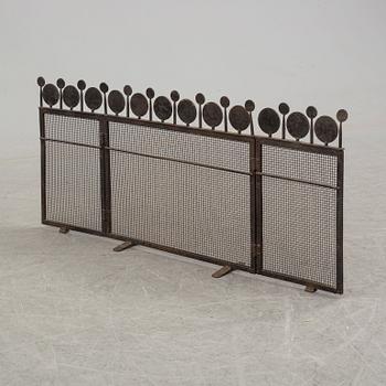 BERTIL VALLIEN, an iron fire guard from Boda Smide, 1960's.