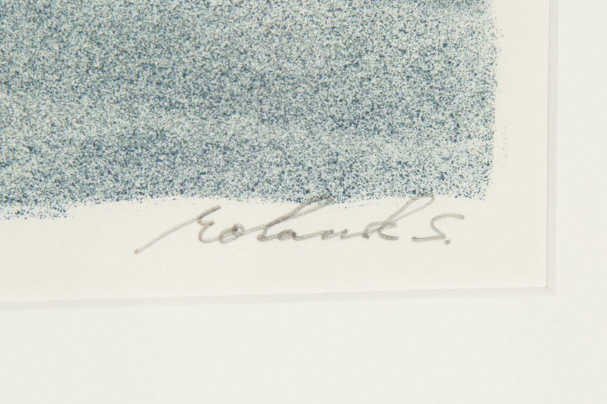 Roland Svensson, färglitografi, signerad och numrerad 10/100.