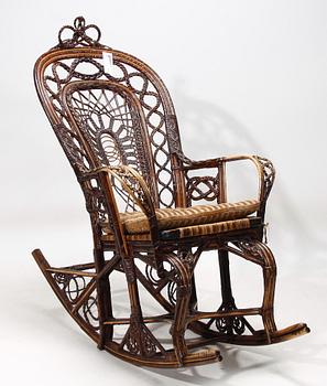 GUNSTOL, rotting, sent 1800-tal.