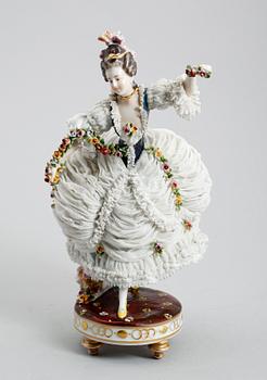 FIGUR, porslin, Sitzendorf, 1900-tal.