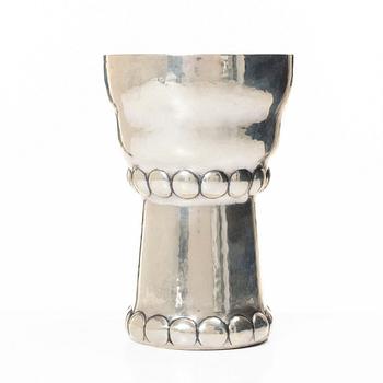 Vase, silver, Art Nouveau, Denmark, 1917.