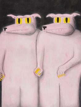 Andrew Sim, "Three Werewolves without Hair, One Gold (from the future)".