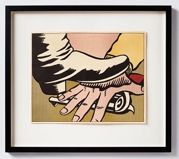 Roy Lichtenstein, "Foot and hand".