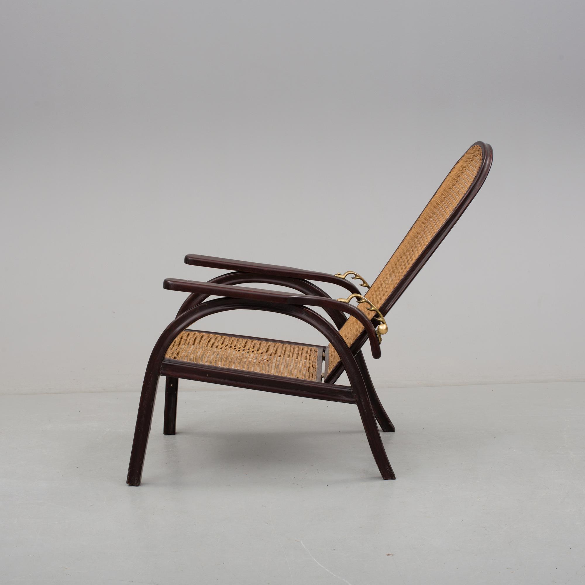 VILSTOL, "Morris Chair", Otto Prutscher för Thonet, Österrike, 1900-talets första hälft.
