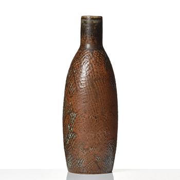 Carl-Harry Stålhane, a unique stoneware vase, Rörstrand, Sweden 1960.