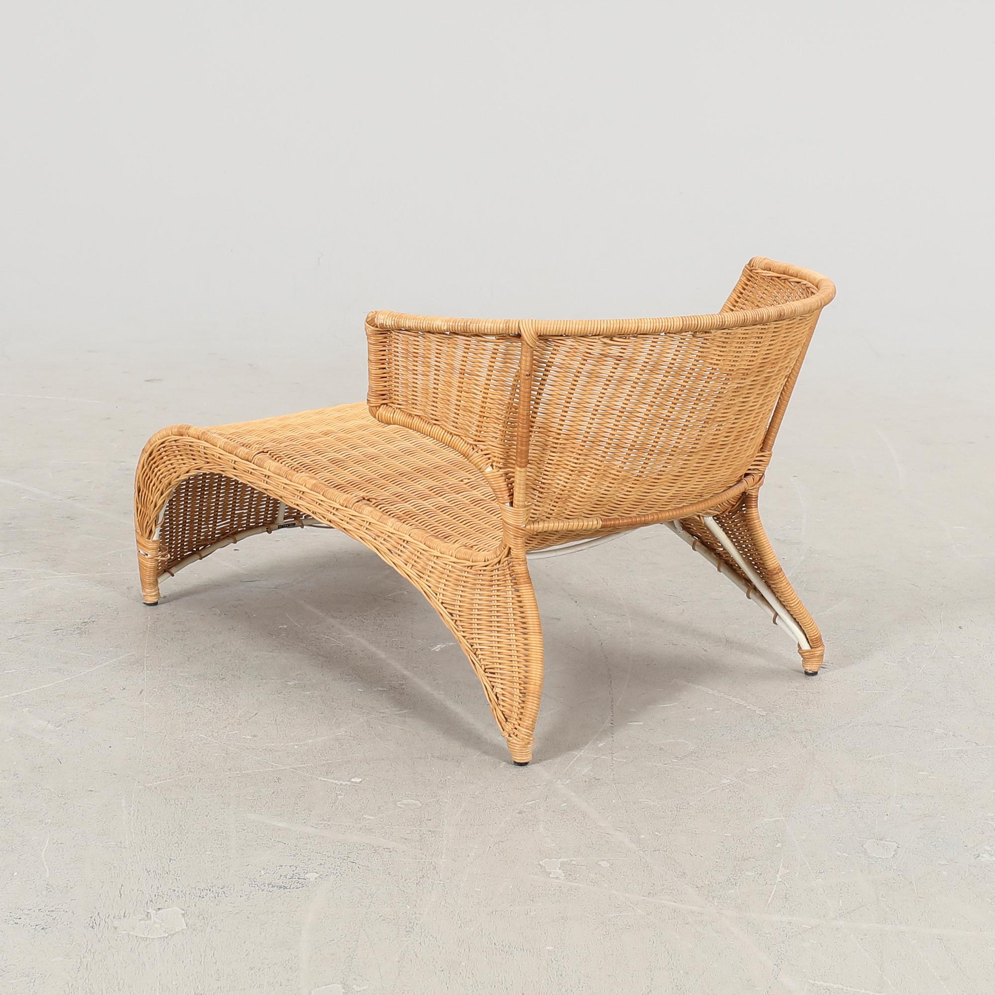 Monika Mulder,  Sävö rattan lounge chair IKEA 2001.