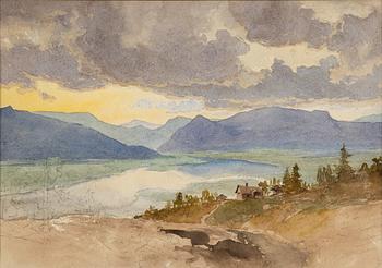 PER DANIEL HOLM, Watercolour and pencil on paper.