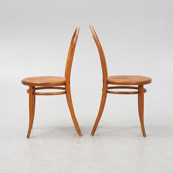 A set of six chairs by Jacob & Josef Kohn, Vienna, Austria, circa 1900.