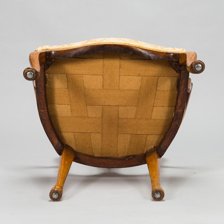 A Dutch 18th-century open armchair.