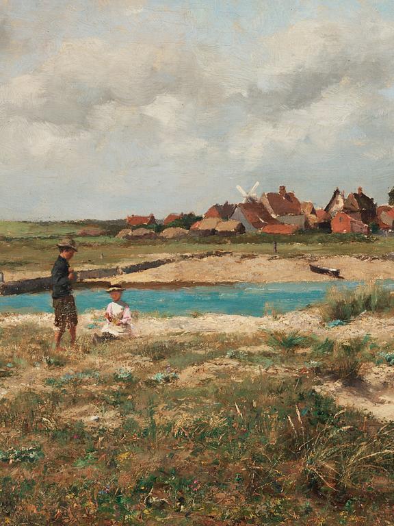 Alfred Conquest, Summer Coastal Landscape.