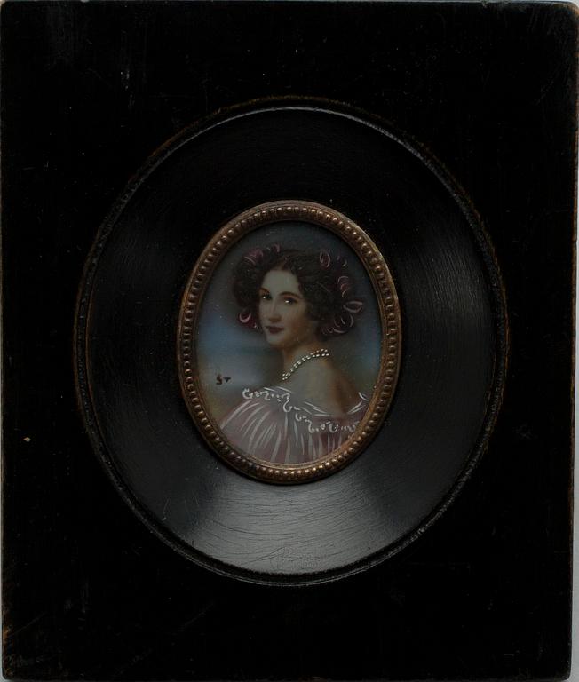 MINIATYRER, 7 st, sekelskiftet 1800/1900.