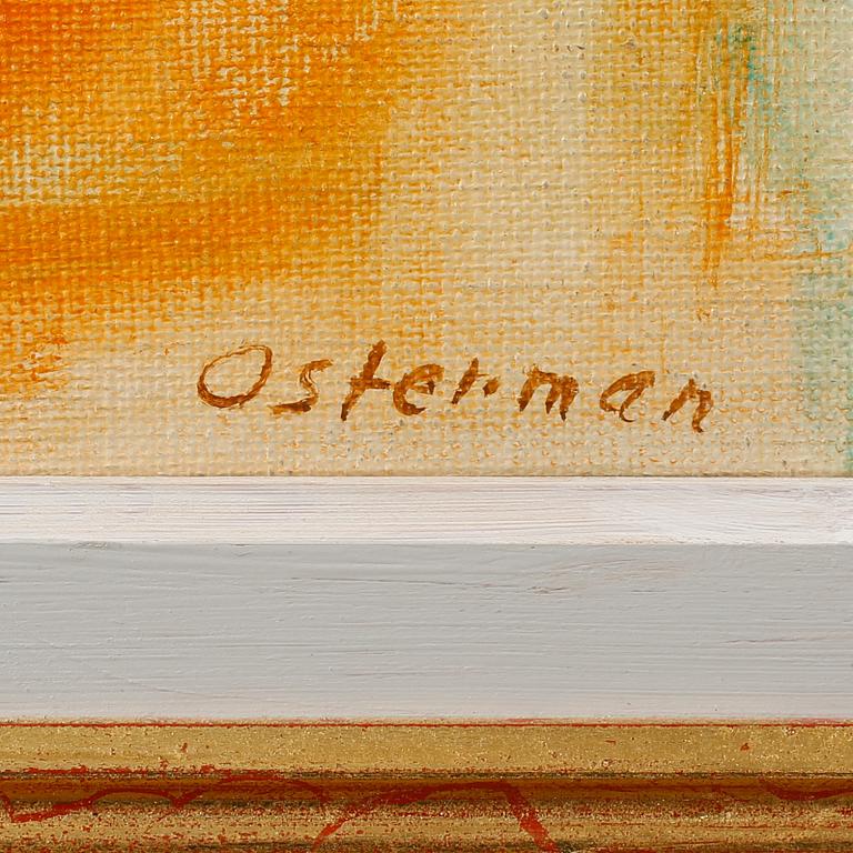 ELVINE OSTERMAN, olja på duk, signerad.