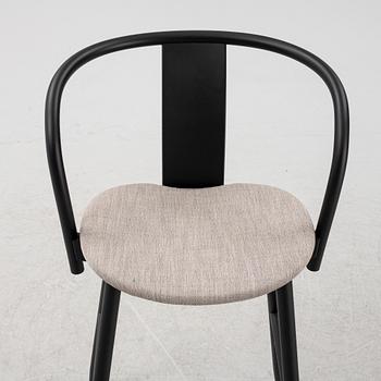 A stained oak 'Icha Bar Chair' by Chris Martin for Massproductions.
