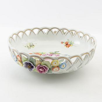Essay bowl Louis XV style Plaue Germany mid-20th century porcelain.