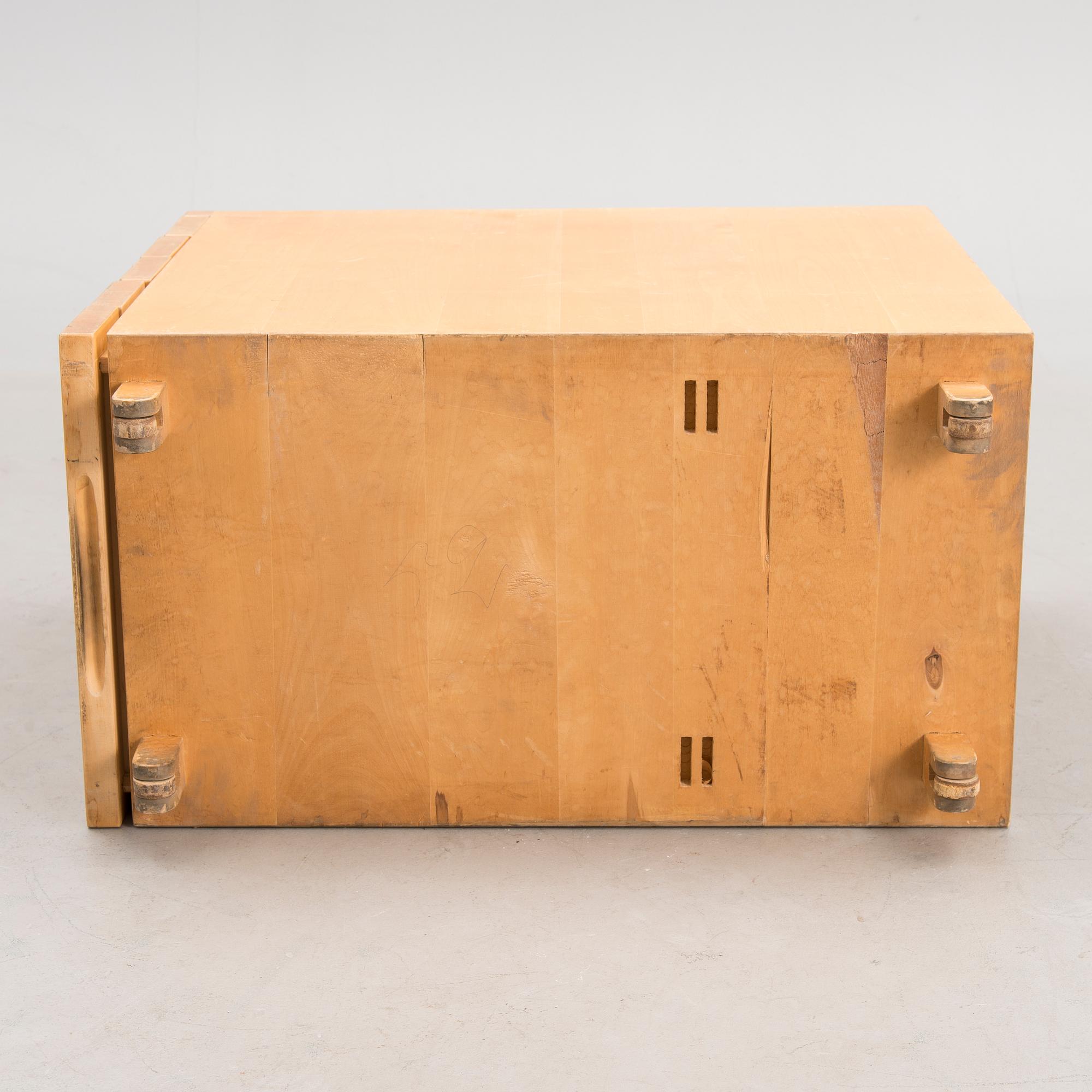 A mid 20th century 'B96' drawer unit for Artek, Finland.