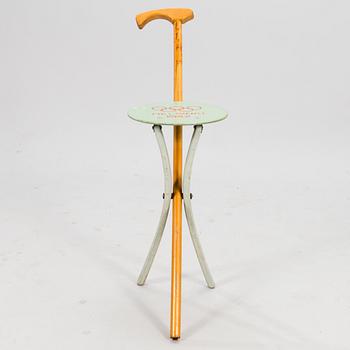 Seat/walking stick, 1952 Summer Olympics, Helsinki.