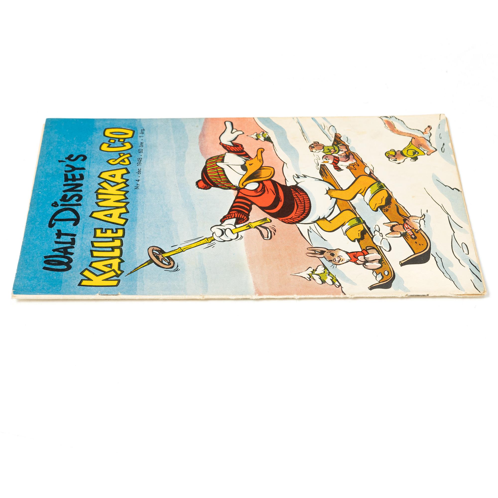 Comic book, Kalle Anka & Co, no. 4, 1948.