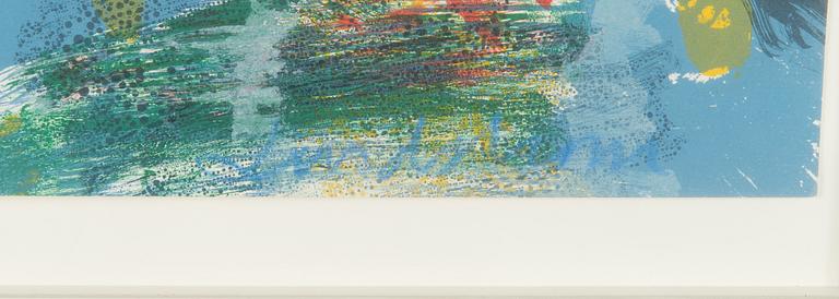 Bengt Lindström, lithograph in colours, signed and numbered 161/333.