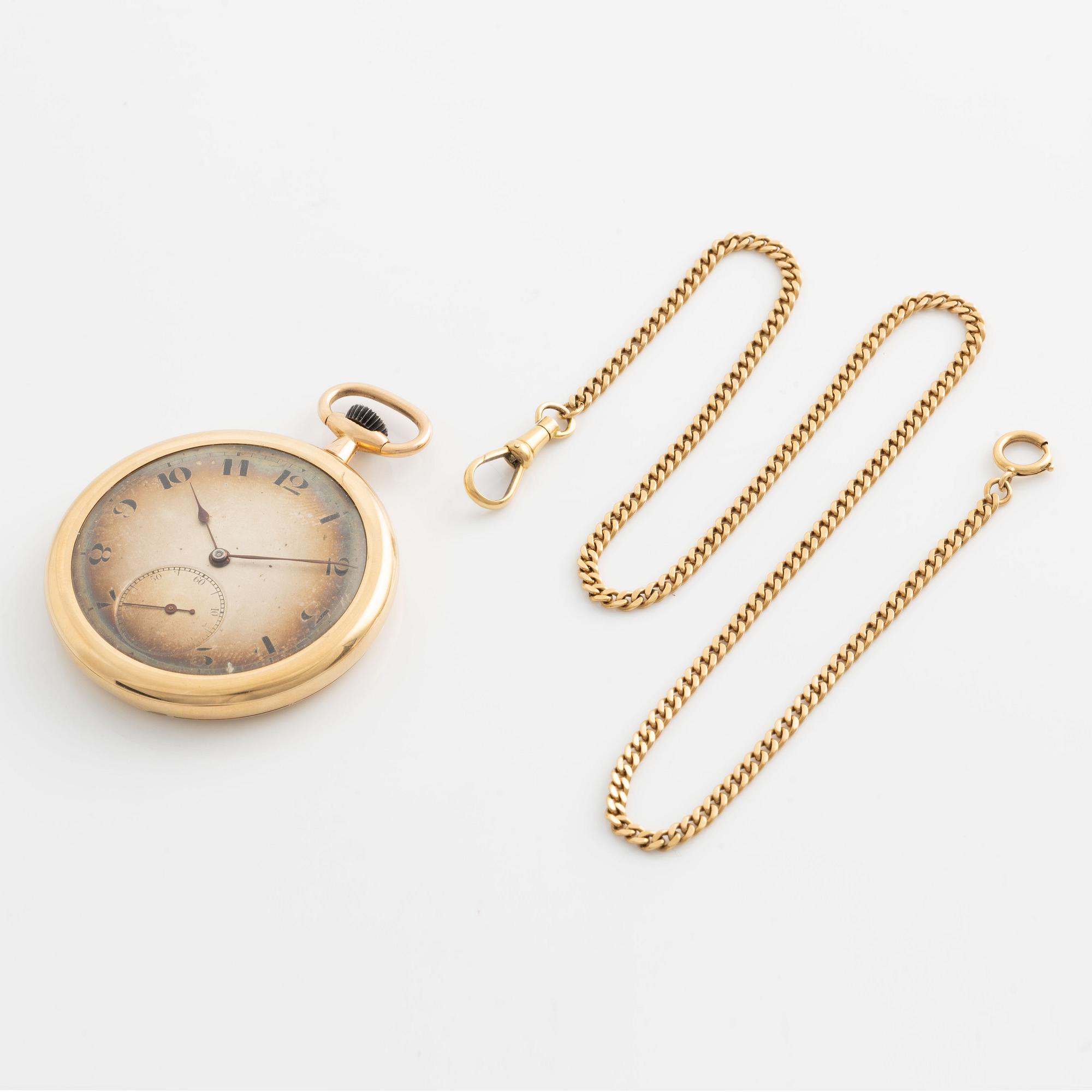 Pocket watch, 47,5 mm.