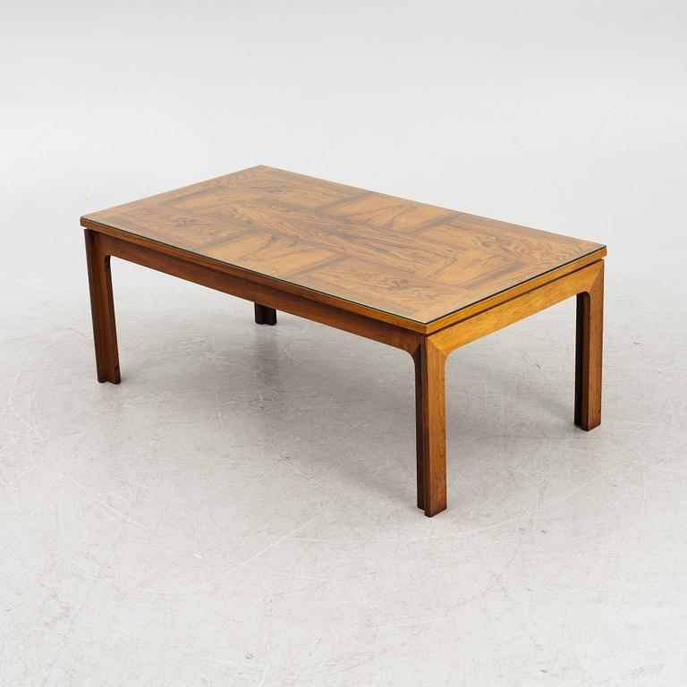 Karl Erik Ekselius, a rosewood coffee table, J.O. Carlsson, Sweden, 1960's/70's.