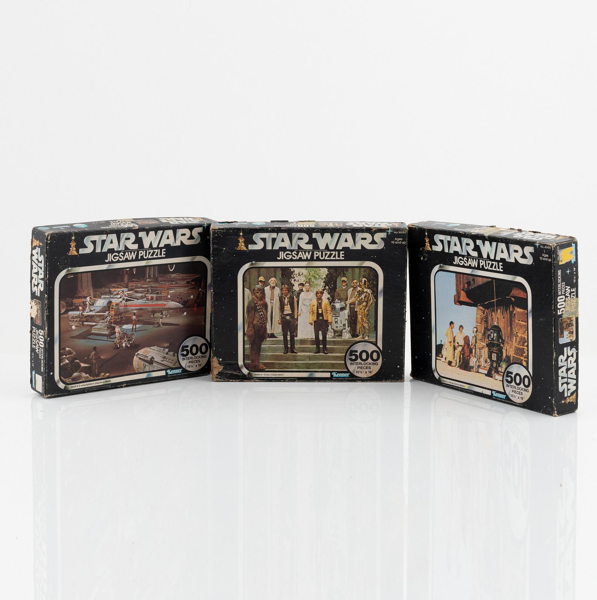 Star Wars, a set of 23 action figures and vehicles, 1970's/80's.