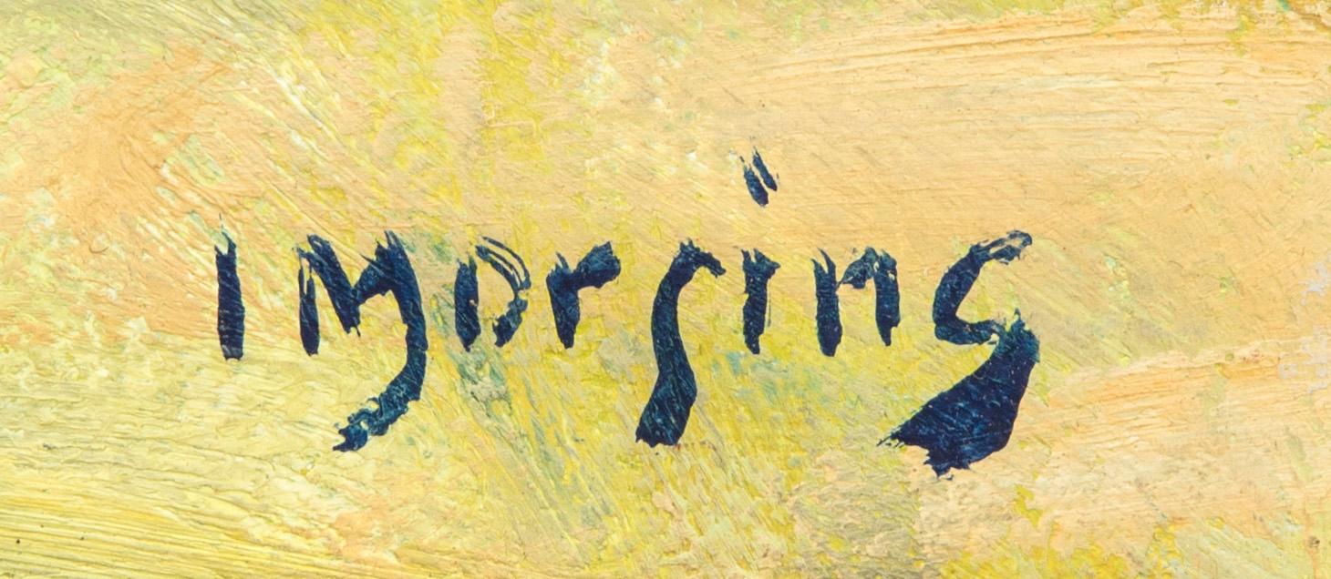 Ivar morsing, oil on canvas laid on panel, signed.