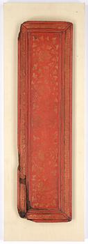 SKYDDSOMSLAG, lackarbete, orientaliskt, 1800/1900-tal