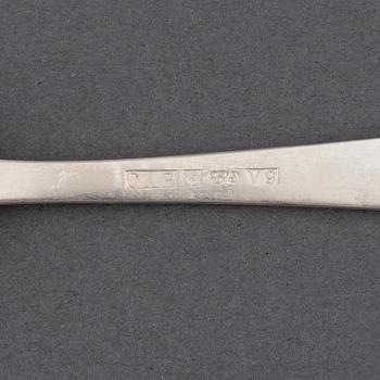 JACOB ÄNGMAN, a part 'Rosenholm' silver cutlery, GAB, Stockholm, 1970/80s (16 pieces).