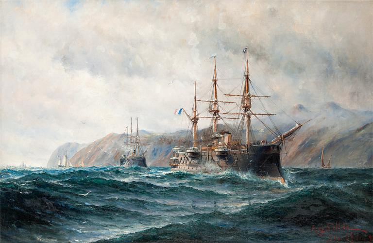 Herman af Sillén, "Franska pansarfregatter" (French armoured frigates).