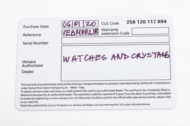 VERSACE, Shadov, armbandsur, 38 mm.