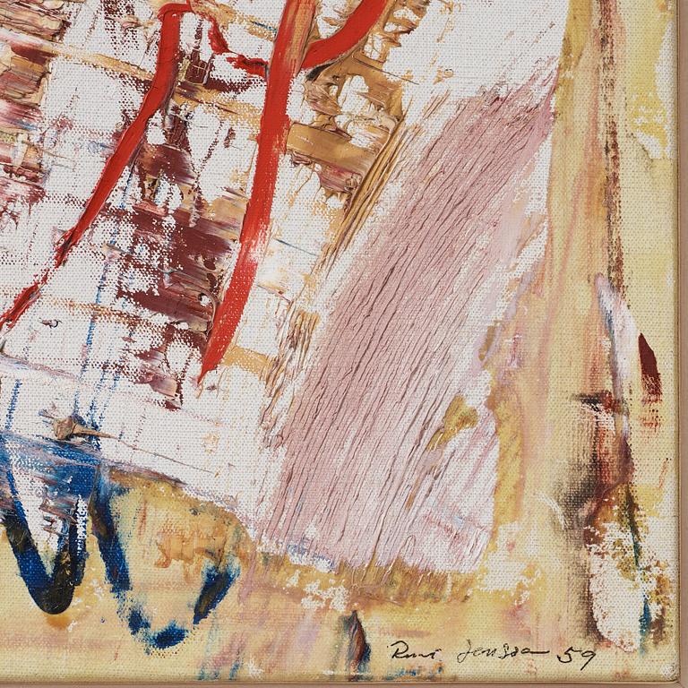 RUNE JANSSON, oil on canvas, signed and dated -59.