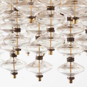 Hans-Agne Jakobsson, an "Estrella" ceiling lamp, model T580/75, Markaryd, Sweden 1960-70's.