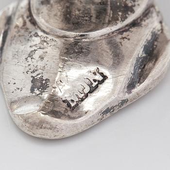 Kaffe- och teservis, 4 delar, silver, rokoko, Portugal, 1780-tal, olika silversmeder.