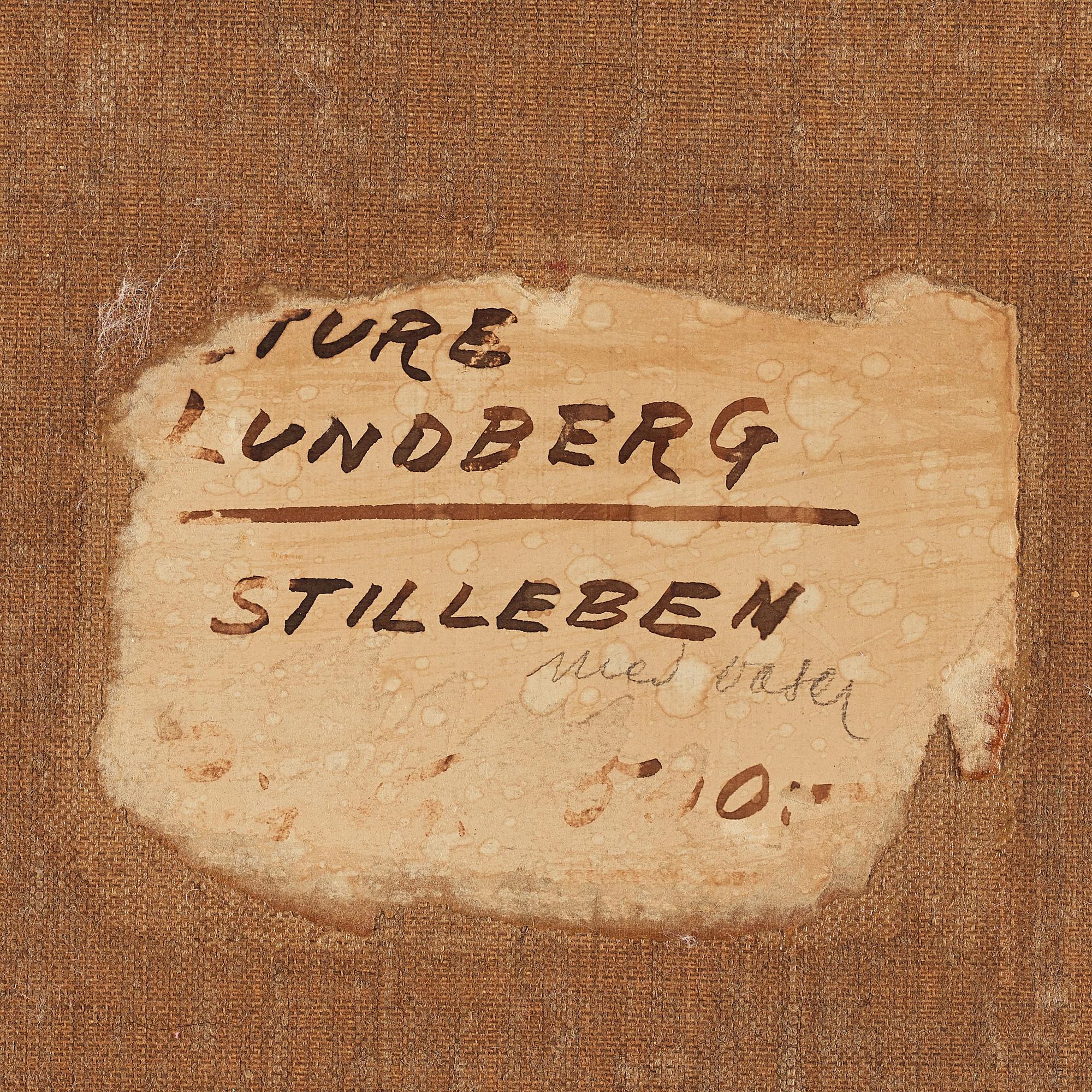 Sture Lundberg, "Stilleben".