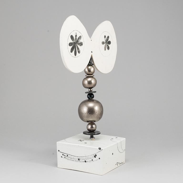 SYLVIA LEUCHOVIUS, skulptur, fjäril, Rörstrand.