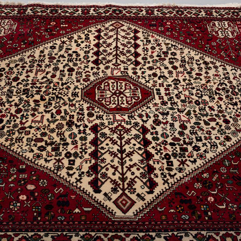 A CARPET, Abadeh, around 196 x 202 cm.