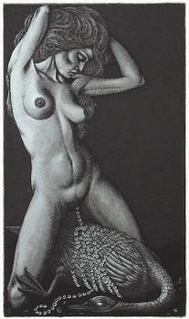 JÖRGEN BOBERG, mapp med 7 st, etsningar, sign o numr 6/130. 1979.