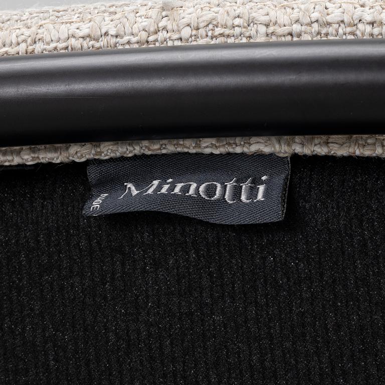 Christophe Delcourt, stolar, ett par, "Fil Noir Dining", Minotti. Italien.