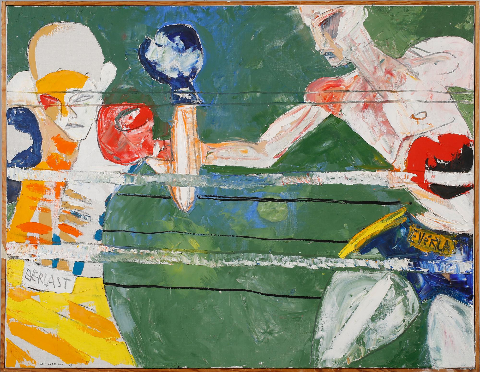 STIG CLAESSON (SLAS), olja på duk, signerad och daterad -78.