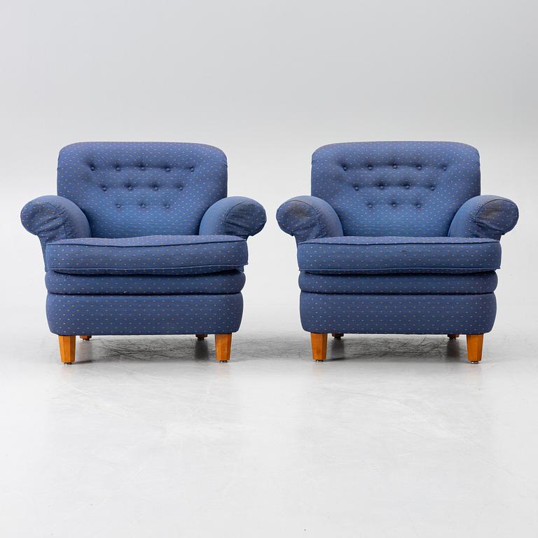Josef Frank, A pair of armchairs model 568, Svenskt Tenn, 2011.